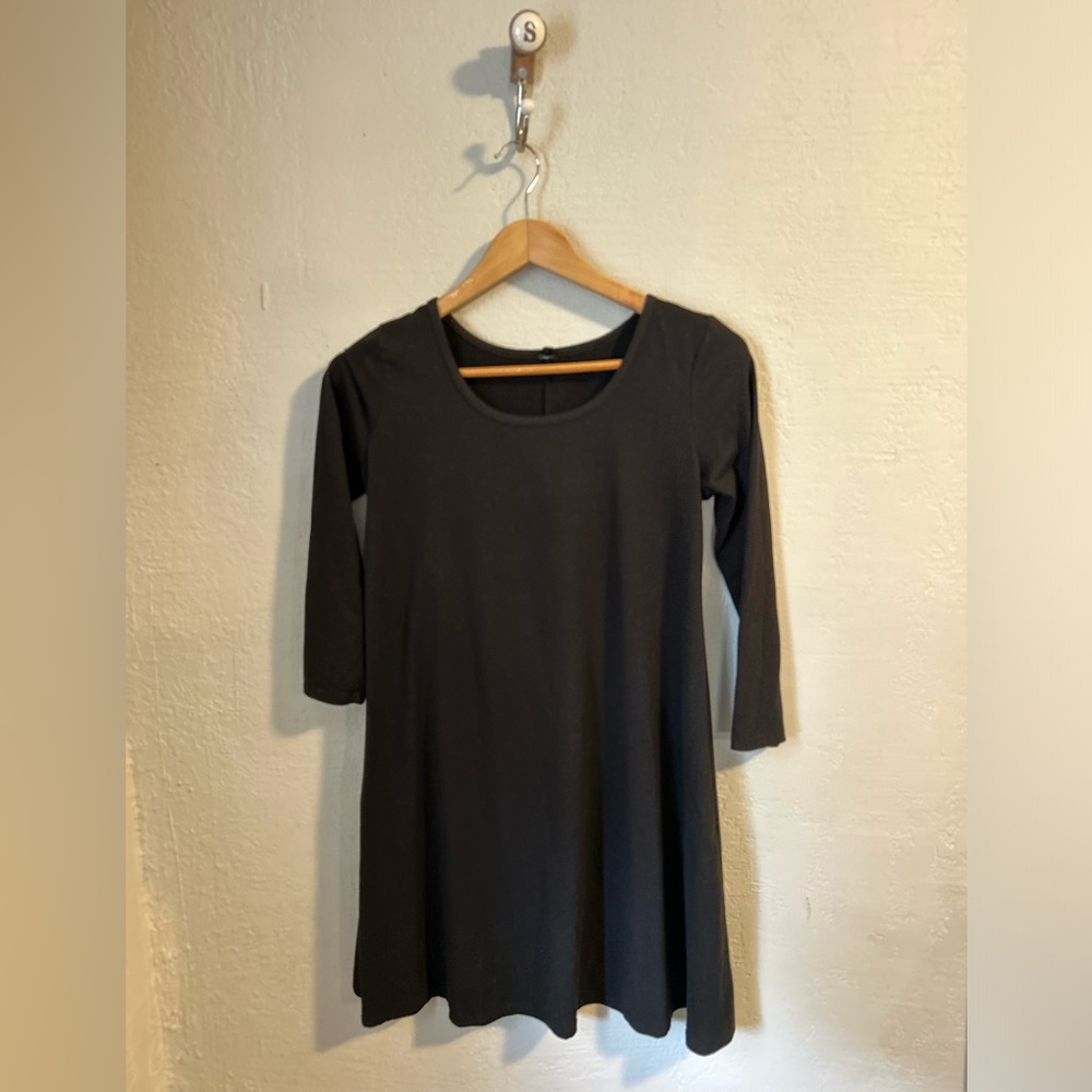 Simple black dress